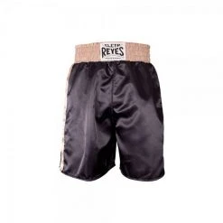 Pro Boxing Supplies Apparel Cleto Reyes Satin Classic Boxing Trunks- Gold/Black