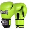Pro Boxing Supplies Pro Boxing® Classic Leather Training Gloves - Lime Green