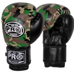 Pro Boxing Supplies Pro Boxing® Series Deluxe Starter Velcro Boxing Gloves - Camouflage