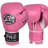 Pro Boxing Supplies Pro Boxing® Series Gel Hook And Loop Gloves - Pink