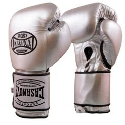 Casanova Sports Casanova Boxing® Hybrid Boxing Gloves W/ Hook & Loop - Silver