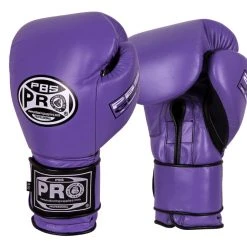 Pro Boxing Supplies Pro Boxing® Series Gel Velcro Gloves - Purple