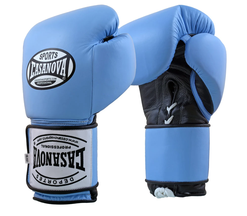Casanova Sports Casanova Boxing® Hybrid Boxing Gloves W/ Hook & Loop - Blue 1 Casanova Sports Casanova Boxing® Hybrid Boxing Gloves W/ Hook & Loop - Blue