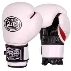 Pro Boxing Supplies Pro Boxing® Series Deluxe Starter Boxing Gloves - White
