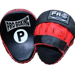 Pro Boxing Supplies Punch Mitts Pro Boxing® Professional Focus Curve Mitt - Black/Red Trim