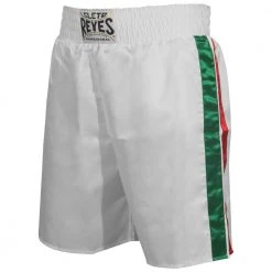 Pro Boxing Supplies Apparel Cleto Reyes Satin Classic Boxing Trunks - Mexico