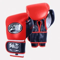 Pro Boxing Supplies Pro Boxing® Ultimate Hook And Loop Boxing Gloves – Red/Black
