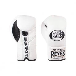 Pro Boxing Supplies Cleto Reyes Official Fight Gloves - White