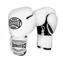 Casanova Sports Casanova Boxing® Hybrid Boxing Gloves W/ Hook & Loop - White