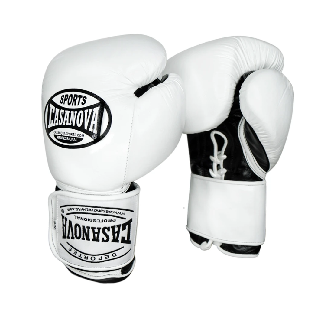 Casanova Sports Casanova Boxing® Hybrid Boxing Gloves W/ Hook & Loop - White 1 Casanova Sports Casanova Boxing® Hybrid Boxing Gloves W/ Hook & Loop - White