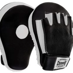 Pro Boxing Supplies Casanova Boxing® Professional Fingerless Focus Mitt - Black/White