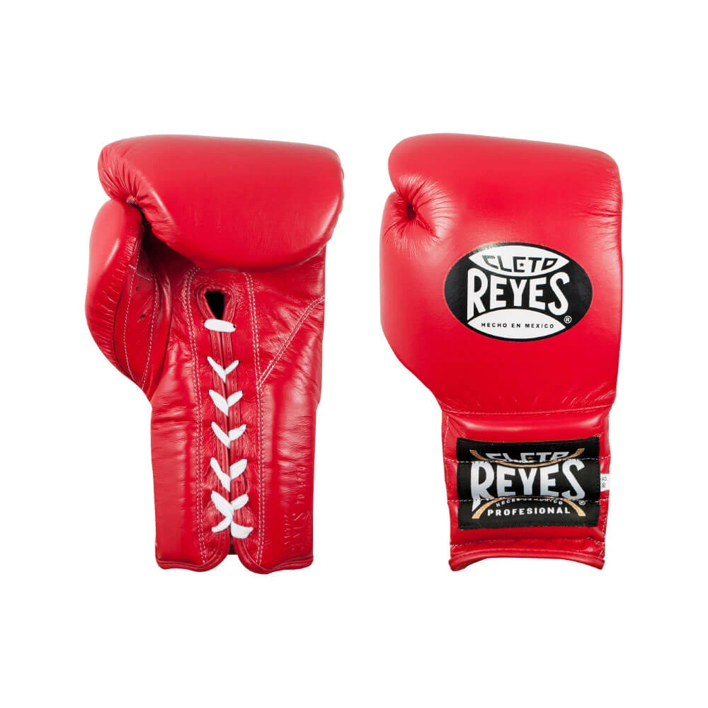 Pro Boxing Supplies Cleto Reyes Traditional Lace Gloves - Red 1 Pro Boxing Supplies Cleto Reyes Traditional Lace Gloves - Red
