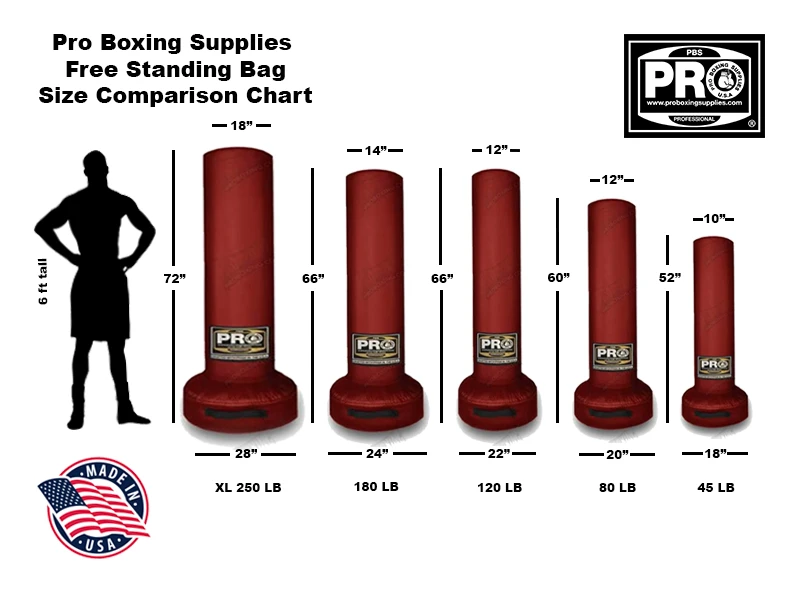 ProBoxingSupplies Pro Boxing® Free Standing Bag 80 Lbs Punching Bags 3 ProBoxingSupplies Pro Boxing® Free Standing Bag 80 Lbs Punching Bags