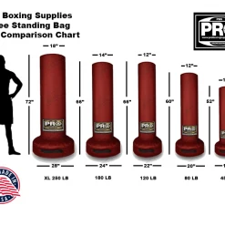 ProBoxingSupplies Pro Boxing®Free Standing Bag 180 Lbs Punching Bags