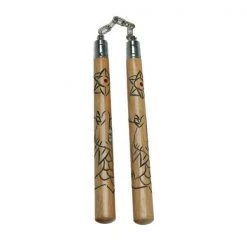 ProBoxingSupplies Chain Wooden Carved Dragon Nunchaku Accessories