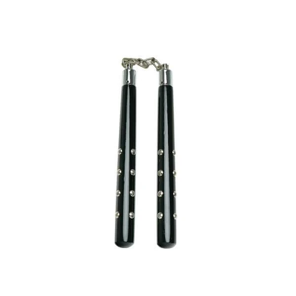 ProBoxingSupplies Chain Wooden Studded Nunchaku 1 ProBoxingSupplies Chain Wooden Studded Nunchaku