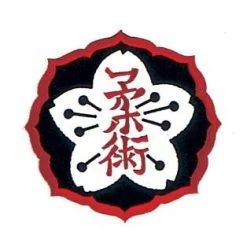 ProBoxingSupplies Black, Red & White Flower Patch Accessories