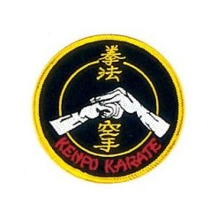ProBoxingSupplies Accessories Black & Yellow Hand Over Fist Kenpo Karate Patch