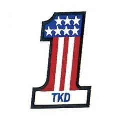 ProBoxingSupplies Number 1 "TKD" Patch Accessories