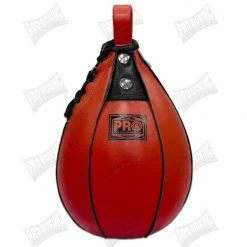 Pro Boxing Supplies Punching Bags Pro Boxing® Leather Speed Bag - Red