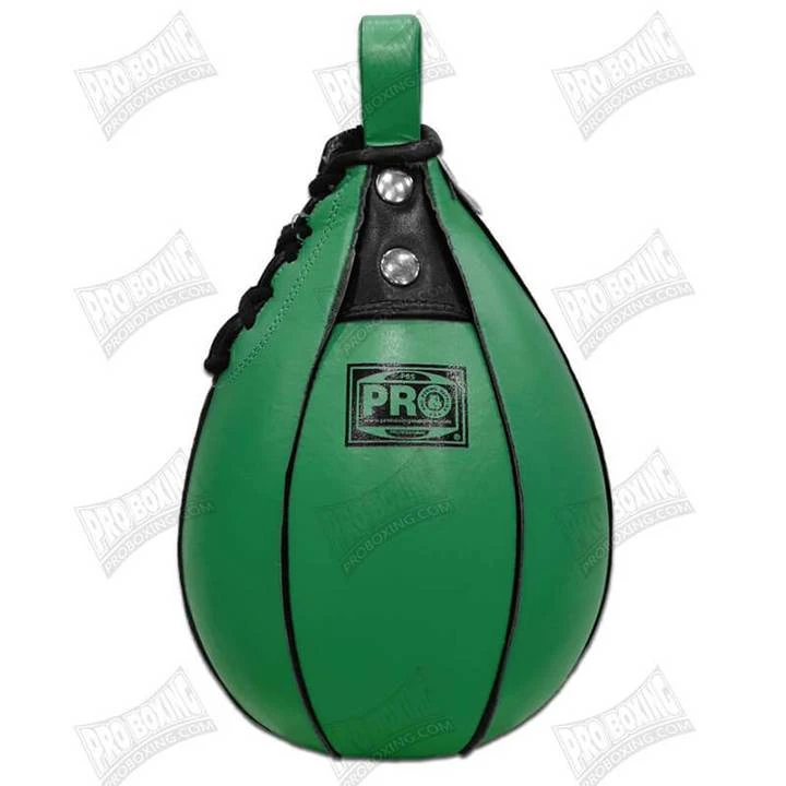 Pro Boxing Supplies Pro Boxing® Leather Speed Bag - Green 1 Pro Boxing Supplies Pro Boxing® Leather Speed Bag - Green