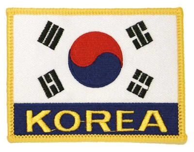 ProBoxingSupplies Korean Flag Patch 1 ProBoxingSupplies Korean Flag Patch