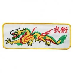 ProBoxingSupplies Ancient Chinese Dragon Wide Rectangle Patch