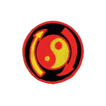 ProBoxingSupplies Accessories Red & Yellow Ying Yang Patch 1 ProBoxingSupplies Accessories Red & Yellow Ying Yang Patch