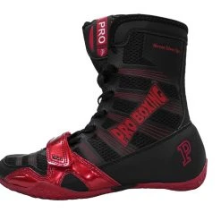 Pro Boxing Supplies Pro Boxing® Hyper Flex Boxing Shoes - Black/Red