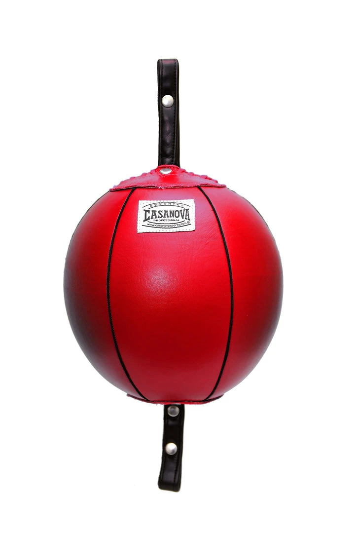 Casanova Boxing® Round Double End Bag - Red Punching Bags 1 Casanova Boxing® Round Double End Bag - Red Punching Bags