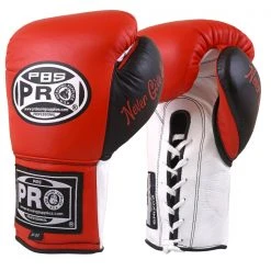 Pro Boxing Supplies Pro Boxing® Official Pro Fight Gloves - Red/Black/White