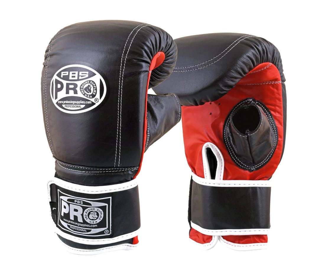 ProBoxingSupplies Pro Boxing® Classic Bag Gloves - Black/Red 1 ProBoxingSupplies Pro Boxing® Classic Bag Gloves - Black/Red